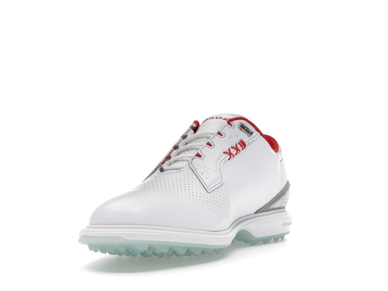Jordan ADG 5 White Metallic Silver Blue Tint Fire Red (Wide)