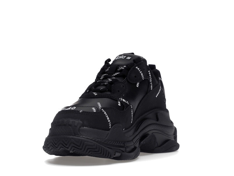 Balenciaga Triple S Black Logo (Women's)