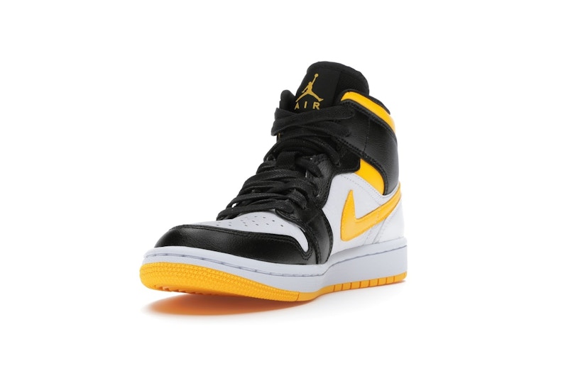 Jordan 1 Mid Laser Orange Black (Women's)