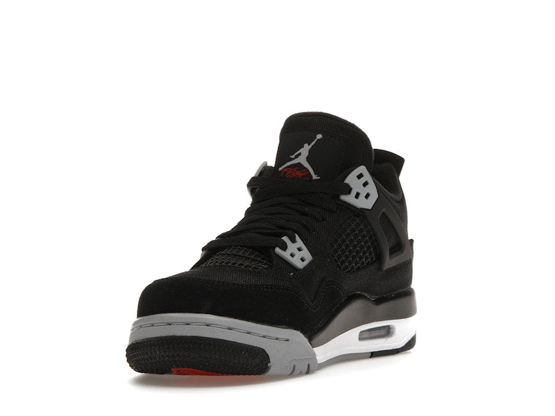 Jordan 4 Retro Black Canvas (GS)
