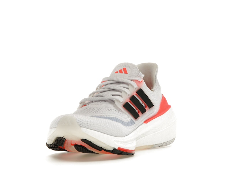 adidas Ultra Boost Light White Black Solar Red (Women's)