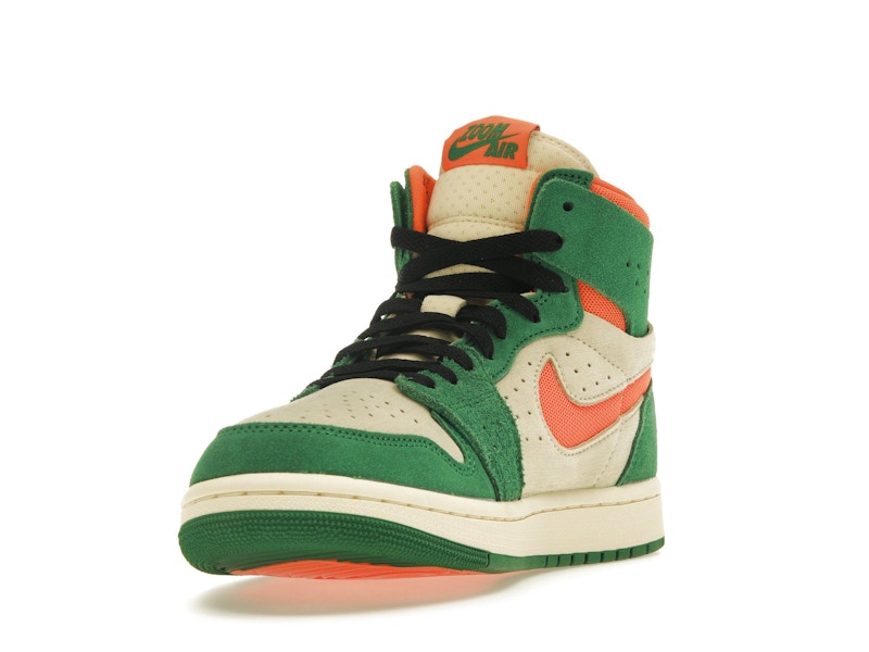 Jordan 1 High Zoom Air CMFT 2 Pine Green Orange Blaze (Women's)