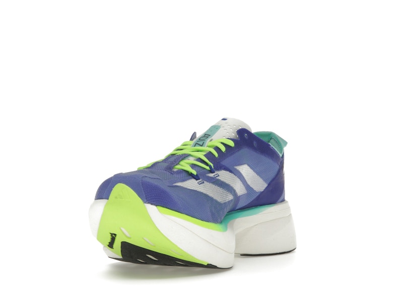 adidas Adizero Adios Pro 3 Cobalt Blue Zero Metalic Lucid Lemon (Women's)