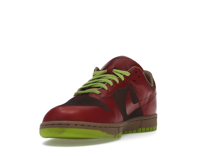 Nike Dunk Low 1-Piece Laser Varsity Red Chartreuse