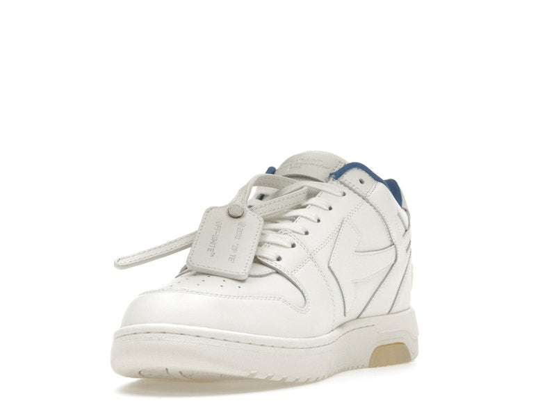 OFF-WHITE Out Of Office "OOO" Low Tops For Walking White White Dark Blue SS22