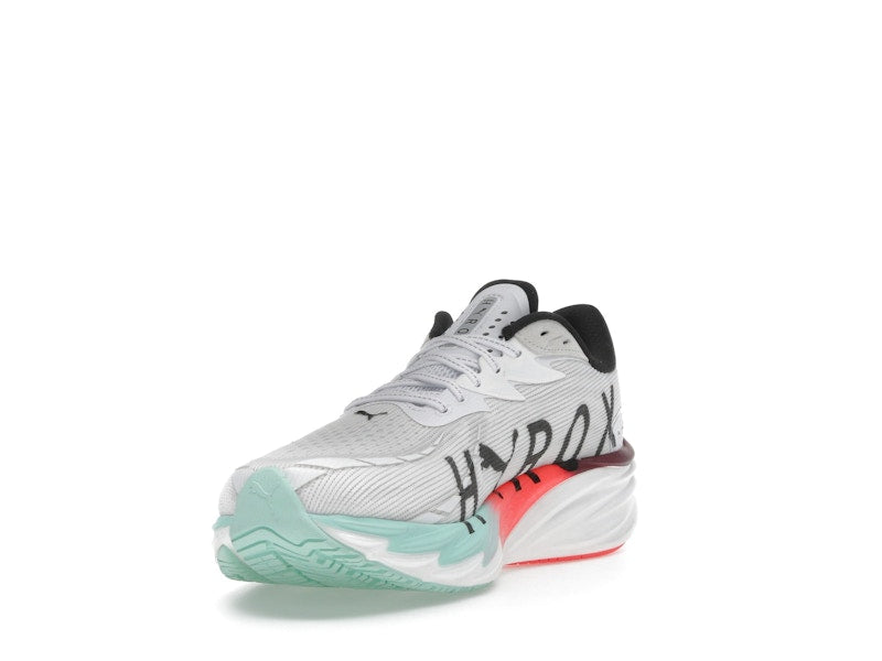 Puma Velocity Nitro 4 Hyrox White Mint Melt Glowing Red (Women's)