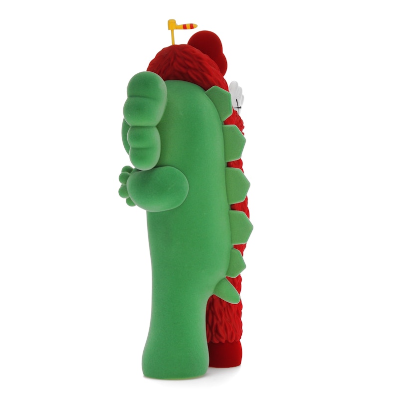 KAWS KACHAMUKKU Vinyl Figure Green/Red