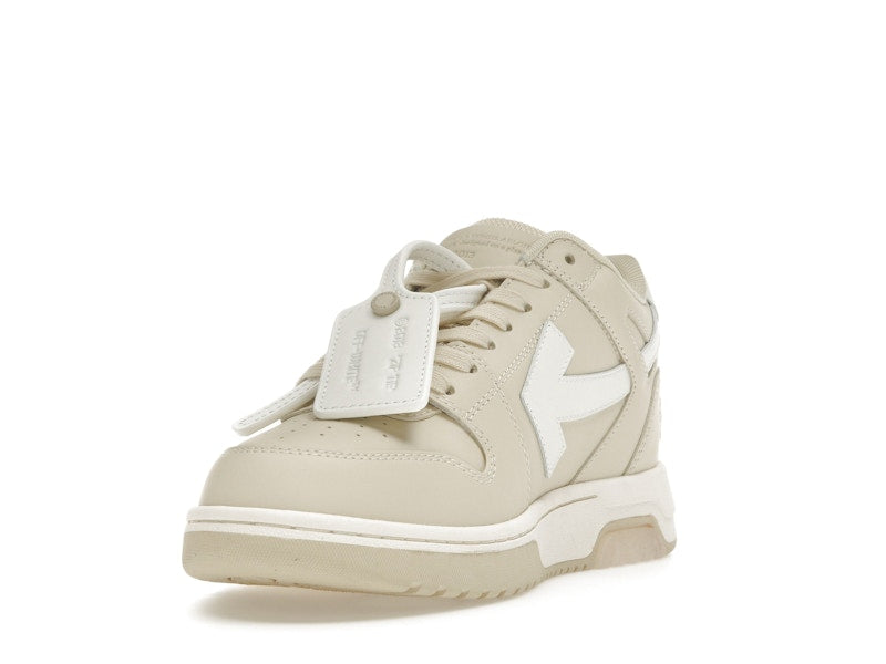 OFF-WHITE Out Of Office OOO Low Tops Angora White
