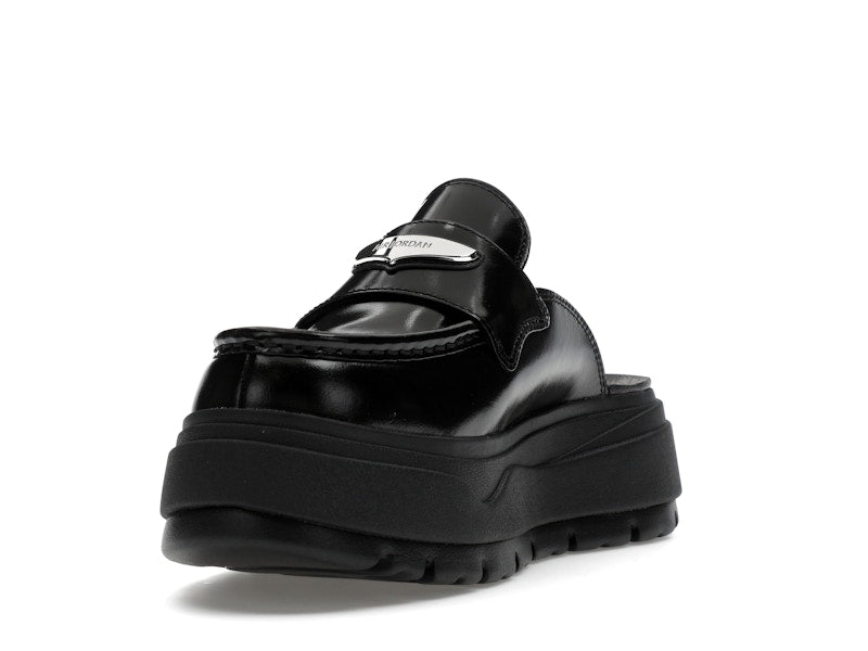 Jordan Mule Black Metallic Silver (Women's)