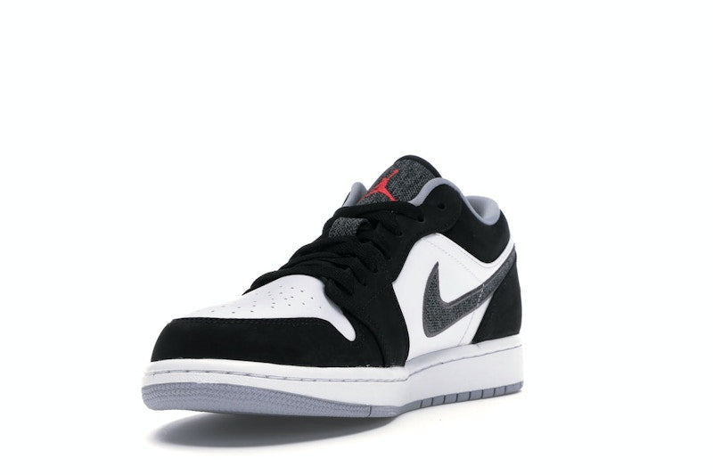 Jordan 1 Low Black White Wolf Grey Infrared 23