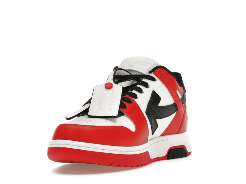OFF-WHITE Out Of Office OOO Low Tops Red Black (2024)