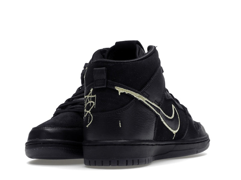 Nike SB Dunk High FAUST Black Gold