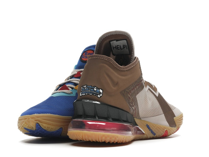 Nike LeBron 18 Low Wile E. vs Roadrunner Space Jam