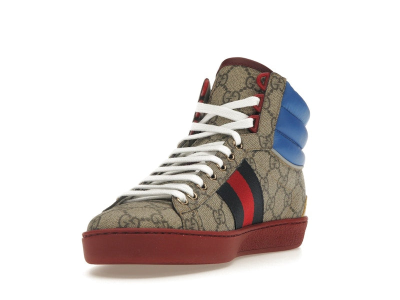 Gucci Ace GG High Top Beige Ebony