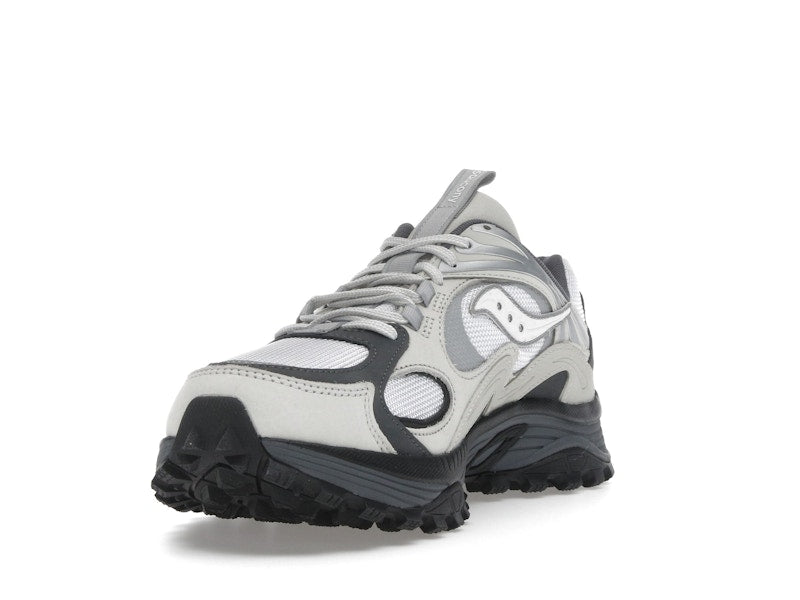 Saucony Grid Aura X Grey Pack White