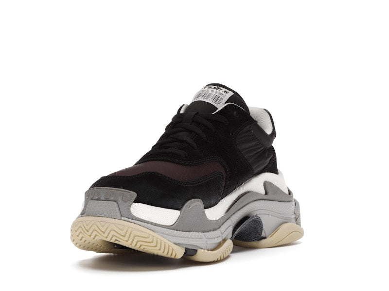 Balenciaga Triple S Black Burgundy