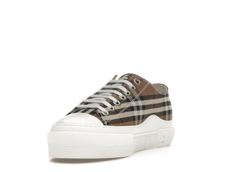 Burberry Vintage Check Cotton Sneakers Birch Brown