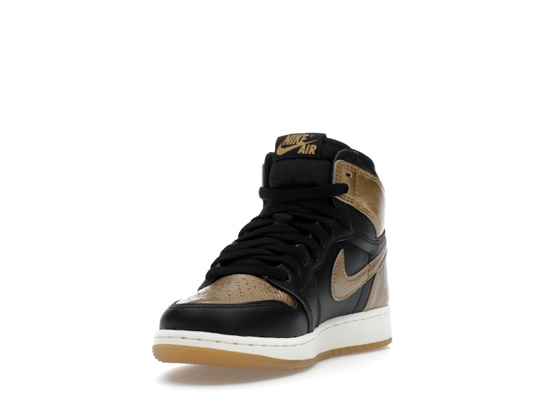 Jordan 1 Retro High OG Black Metallic Gold (GS)