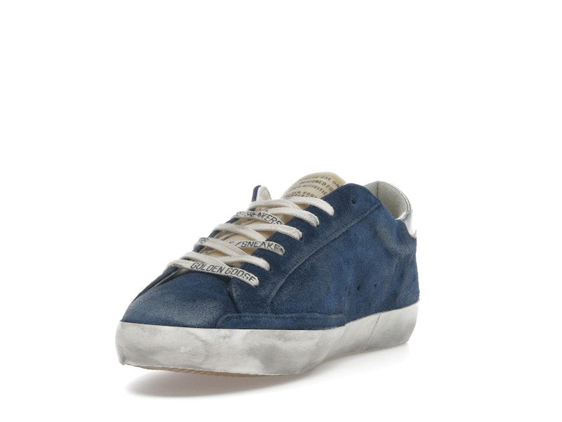 Golden Goose Super-Star Aviator Blue Cream Silver