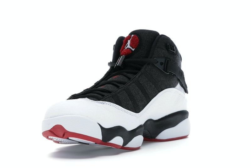Jordan 6 Rings Black White Gym Red