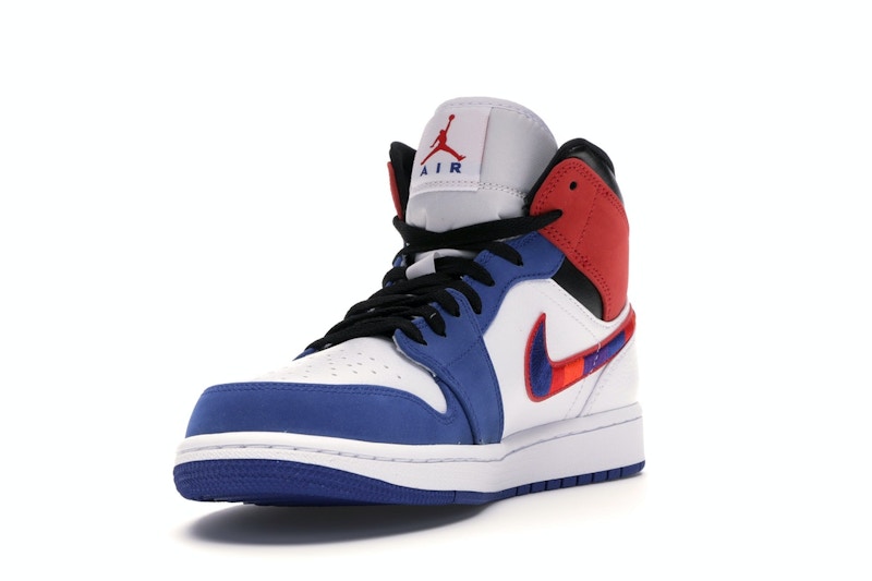 Jordan 1 Mid Multi-Color Swoosh