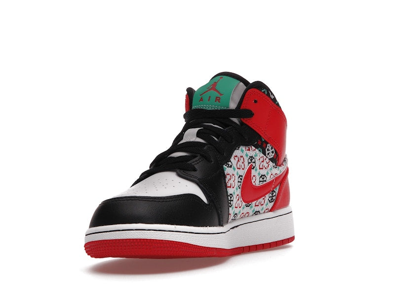 Jordan 1 Mid SE Ugly Christmas Sweater (GS)