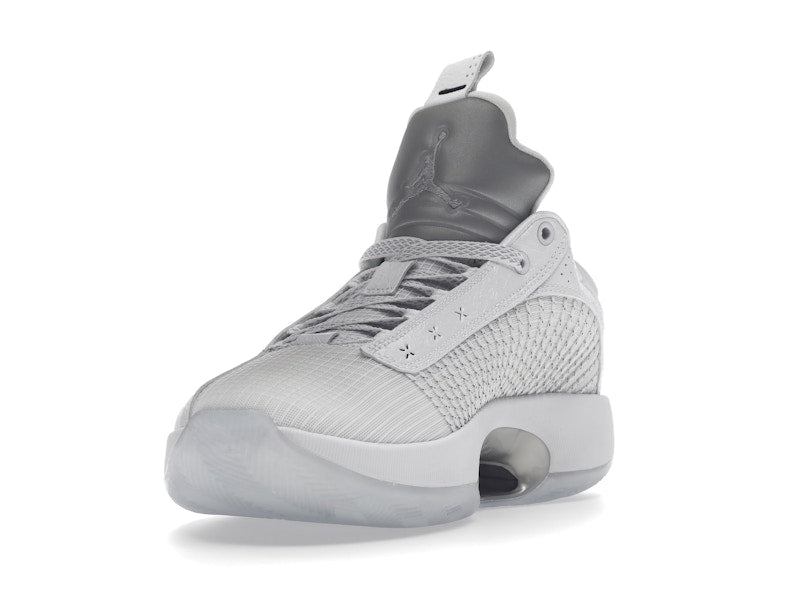 Jordan XXXV Low Metallic Silver (Clear Sole)