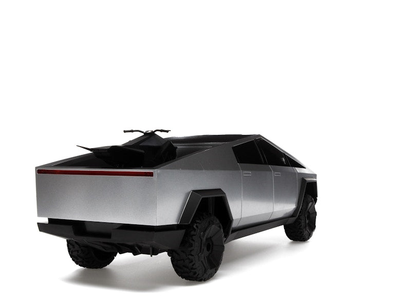 Hot Wheels x Tesla Cybertruck 1:10 Scale RC Car (2021 Version w/ Cyberquad)