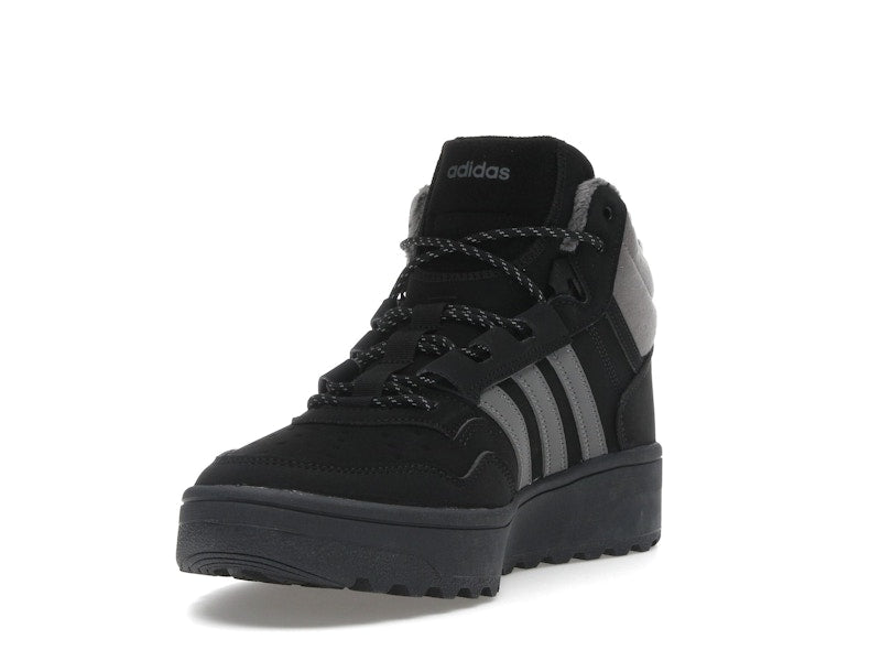 adidas Hoops 4.0 Mid Black Grey Four