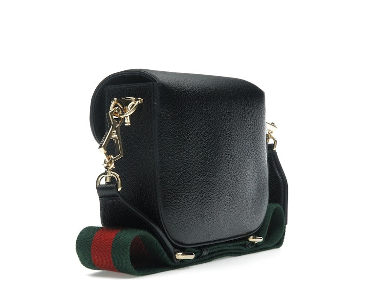 Gucci x adidas Horsebit 1955 Shoulder Bag Black/White