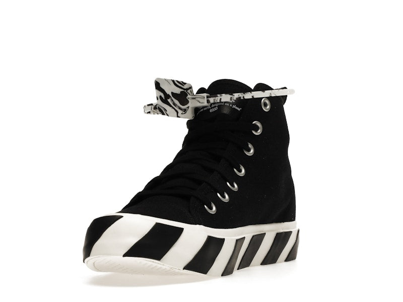 OFF-WHITE Vulcanized Mid Top Black White