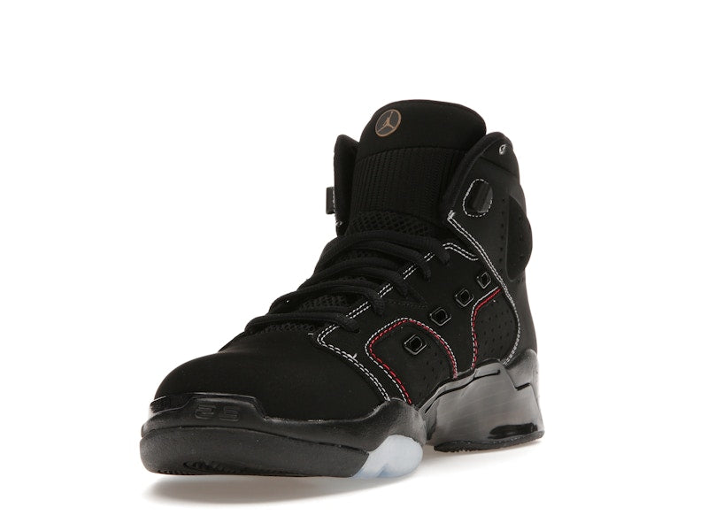 Jordan 6-17-23 Black White Red Contrast Stitching