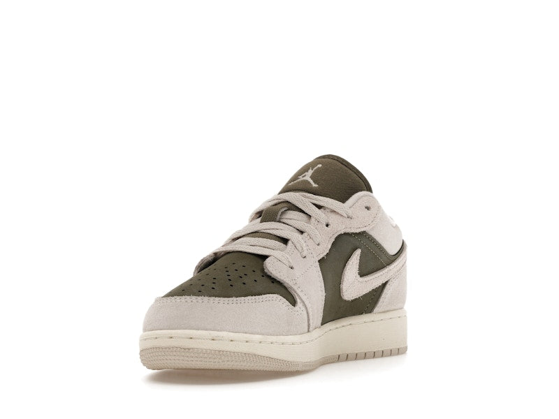 Jordan 1 Low SE Medium Olive Sail (GS)
