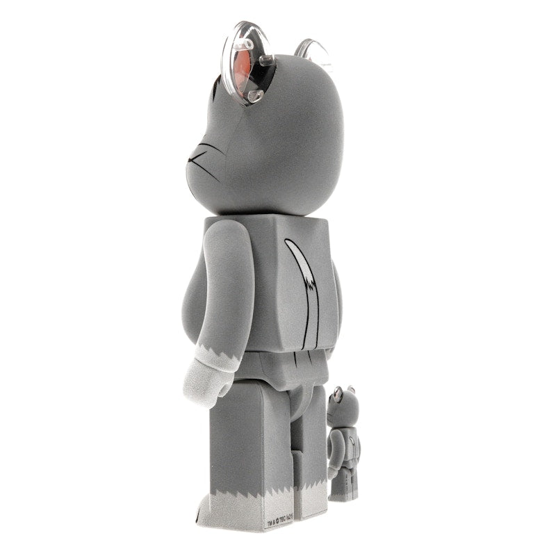 Bearbrick Tom and Jerry: Tom Flocky 100% & 400% Set