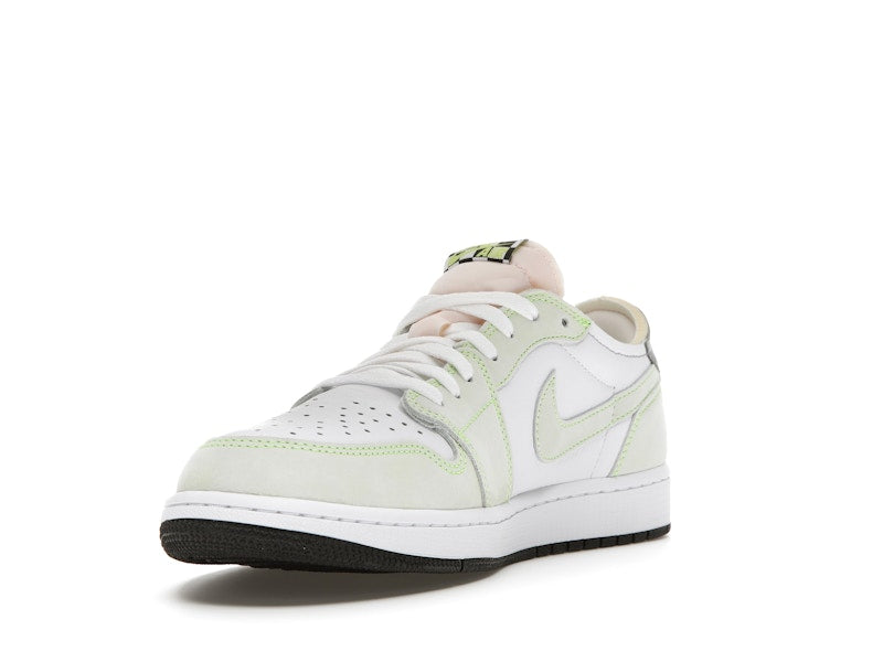 Jordan 1 Retro Low White Ghost Green Black