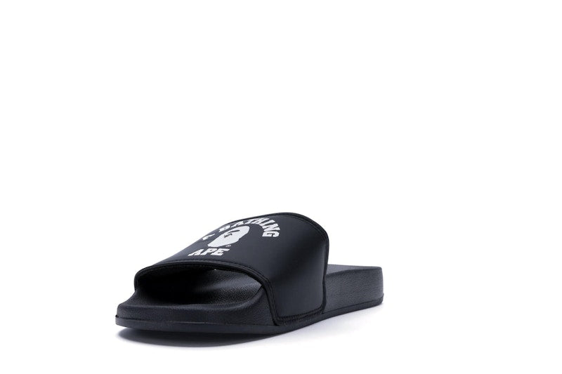 BAPE College Slide Sandals Black