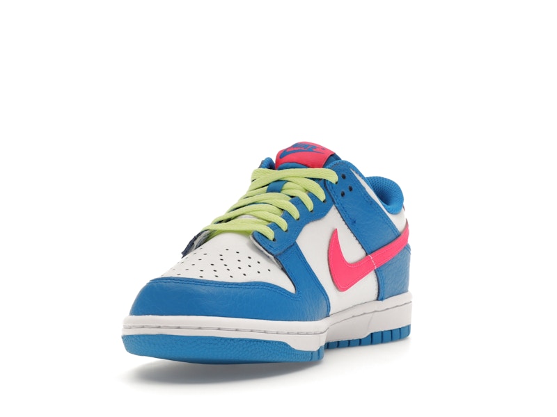 Nike Dunk Low Photo Blue White Light Lemon Twist Hyper Pink (GS)