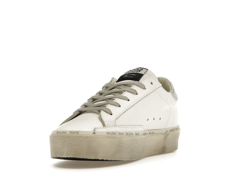 Golden Goose Hi Star White Silver (Women's)