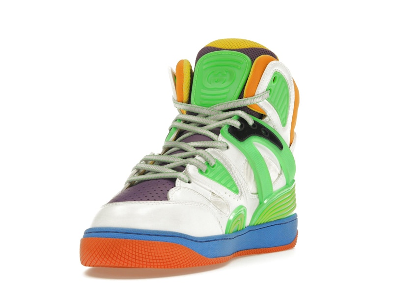 Gucci Basket White Demetra Green Purple Orange Blue