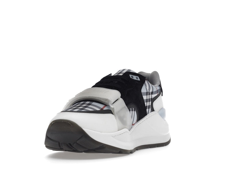 Burberry Ramsey Haymarket Check Print Light Blue White Black