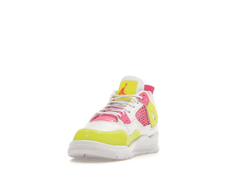 Jordan 4 Retro White Lemon Pink (PS)