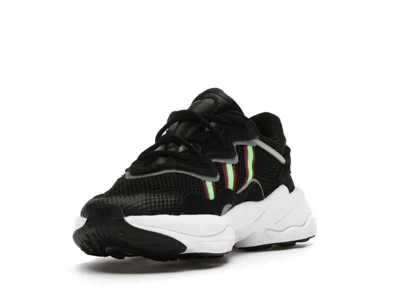 adidas Ozweego Core Black Solar Green (GS)
