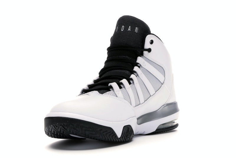Jordan Max Aura White Metallic Silver Black