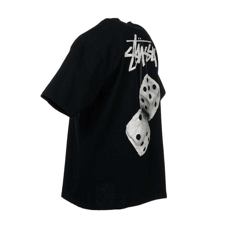 Stussy Fuzzy Dice Tee Black