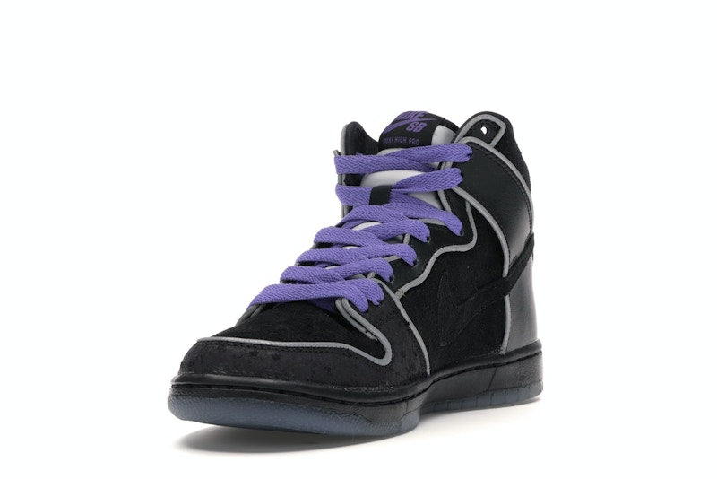 Nike SB Dunk High Black Purple Box