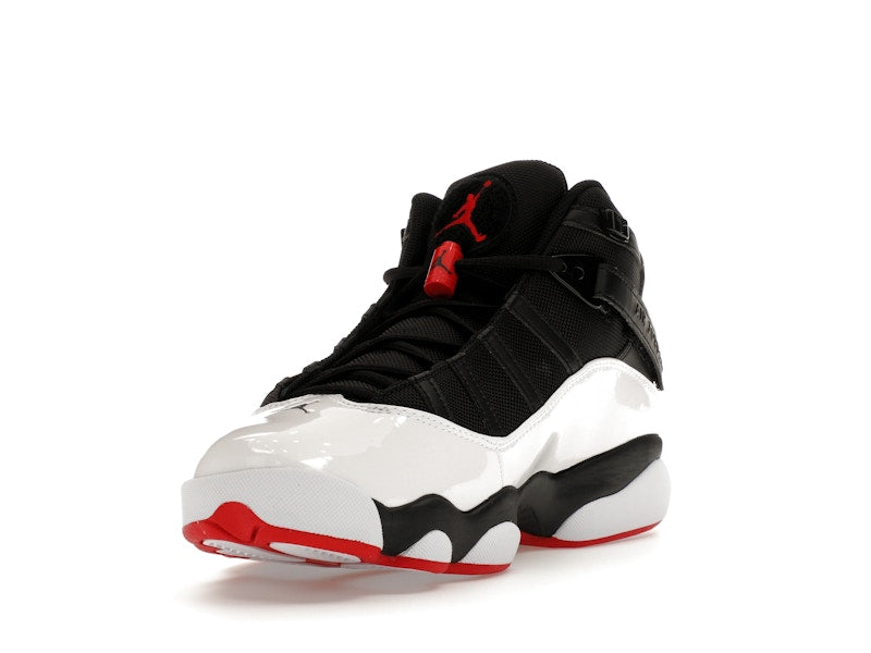 Jordan 6 Rings Black White Varsity Red