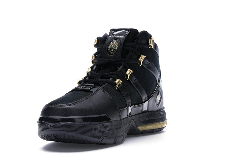 Nike LeBron Zoom 3 Black Metallic Gold