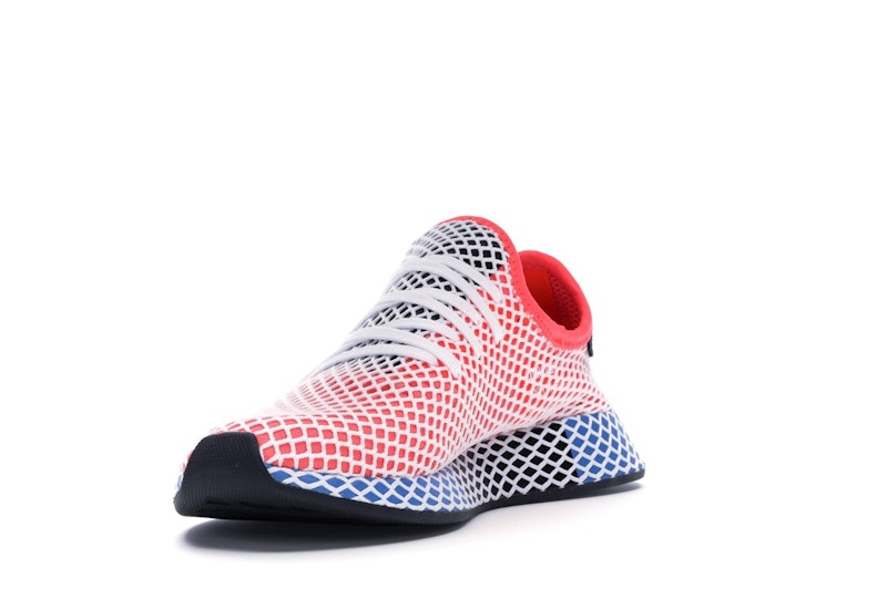 adidas Deerupt Solar Red Bluebird