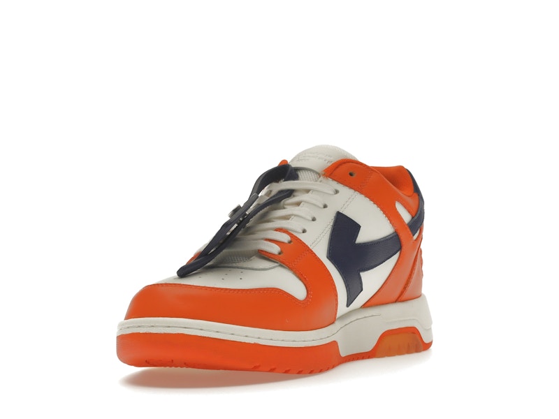 OFF-WHITE Out Of Office OOO Low Tops White Orange Blue