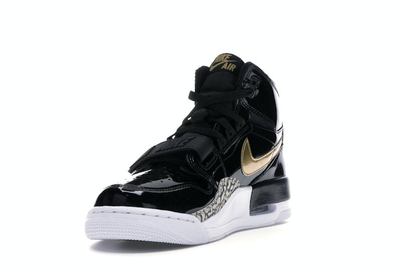 Jordan Legacy 312 Black Gold Patent